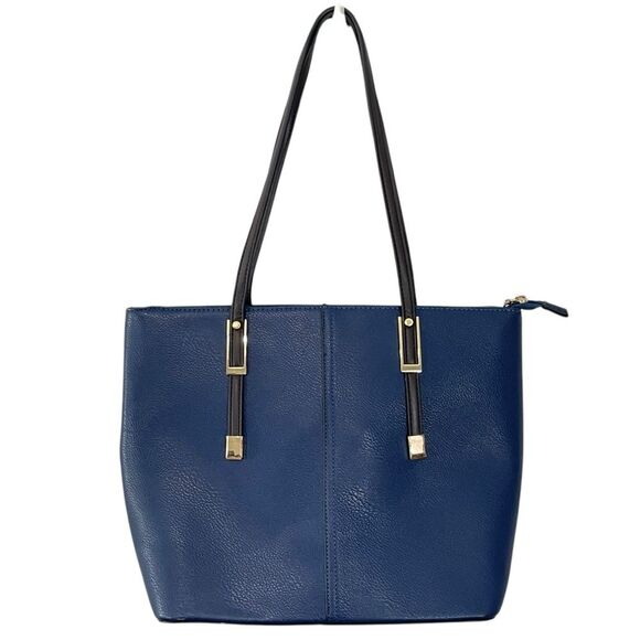 PortoVino Classic Tote Bag - Vegan
Leather Wine Purse Navy Blue - Picture 7 of 14